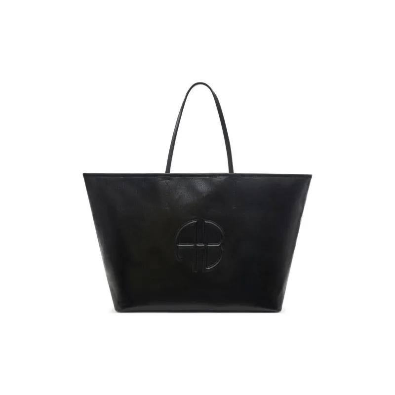 Anine Bing Emma Logo Embossed Tote Bag-0