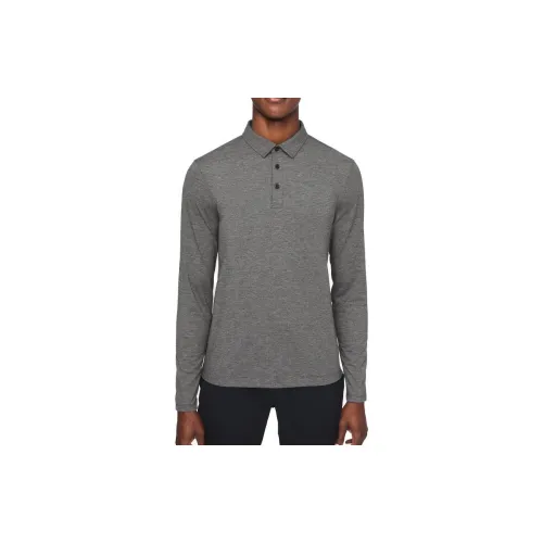 Lululemon Evolution Polo Shirts Men Black Gray