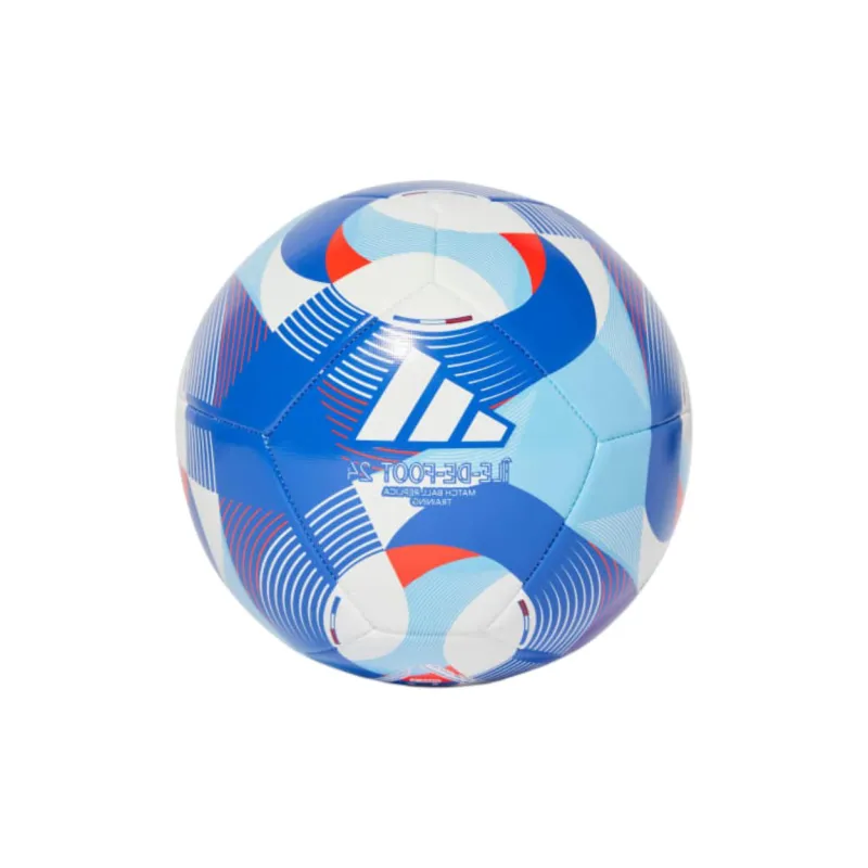 Adidas Size 5 Soccer TPU Machine Stitched Soccer Ball Unisex White, Sun Red, Royal Blue-2