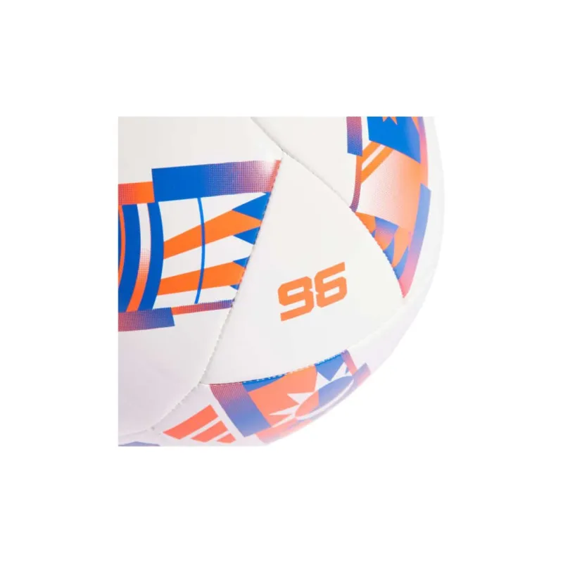 Adidas Size 34 Size 5 Size Soccer TPU Machine Stitched Soccer Ball Unisex White Sun Red Glow Blue-1