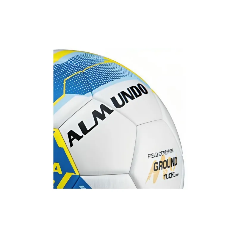 MIKASA Size 5 Soccer Synthetic Leather Hand-Stitched Soccer Ball Unisex White Blue Yellow-3