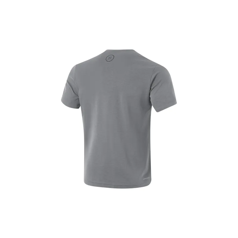 LiNing T Shirt Men's Mixed Color Shadow Gray-1