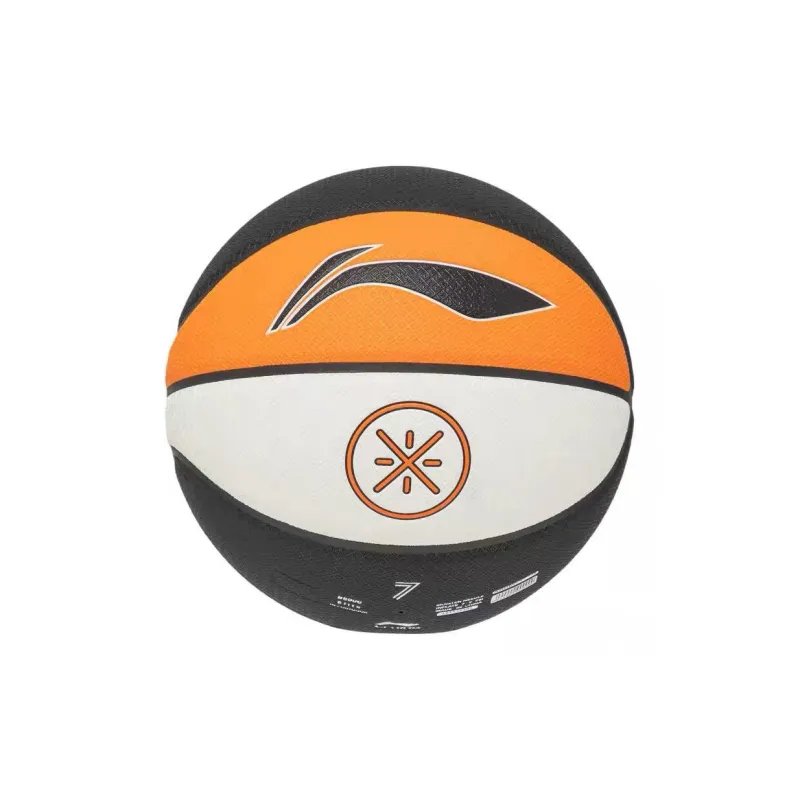LiNing PU Basketball Orange White Black Size 7 Ball Training-3