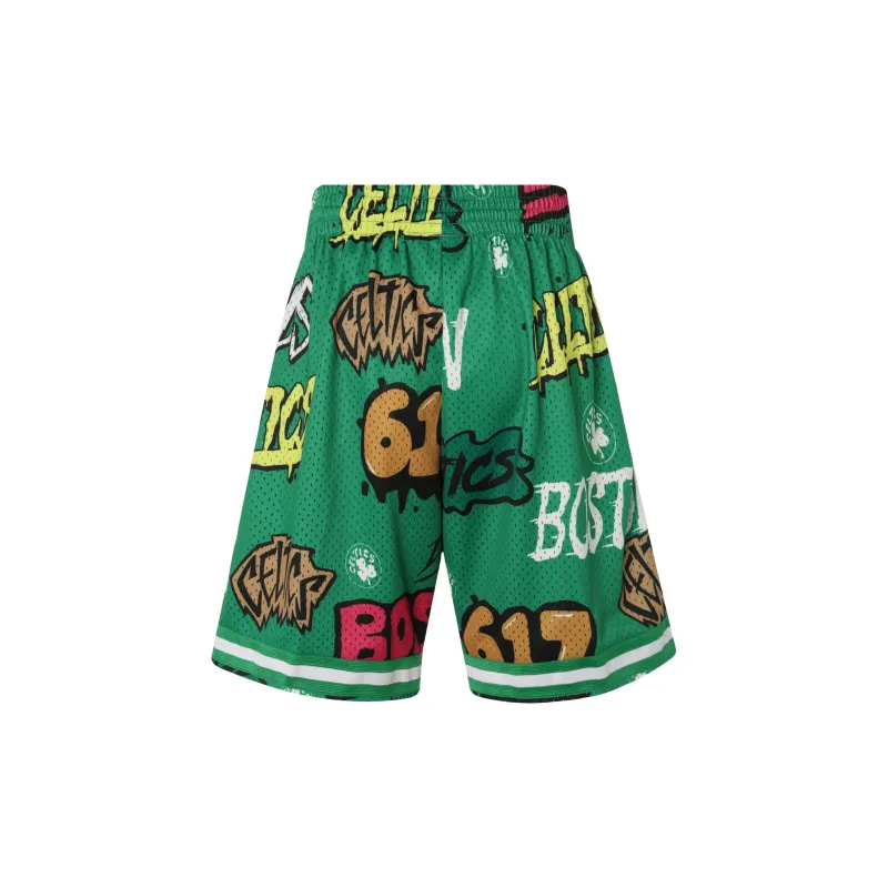 Mitchell & Ness Basketball Shorts Unisex Green-1