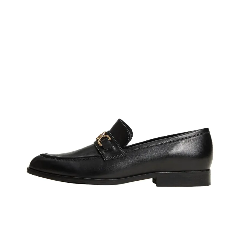 Twinset Oval T Leather Loafers Women's-0