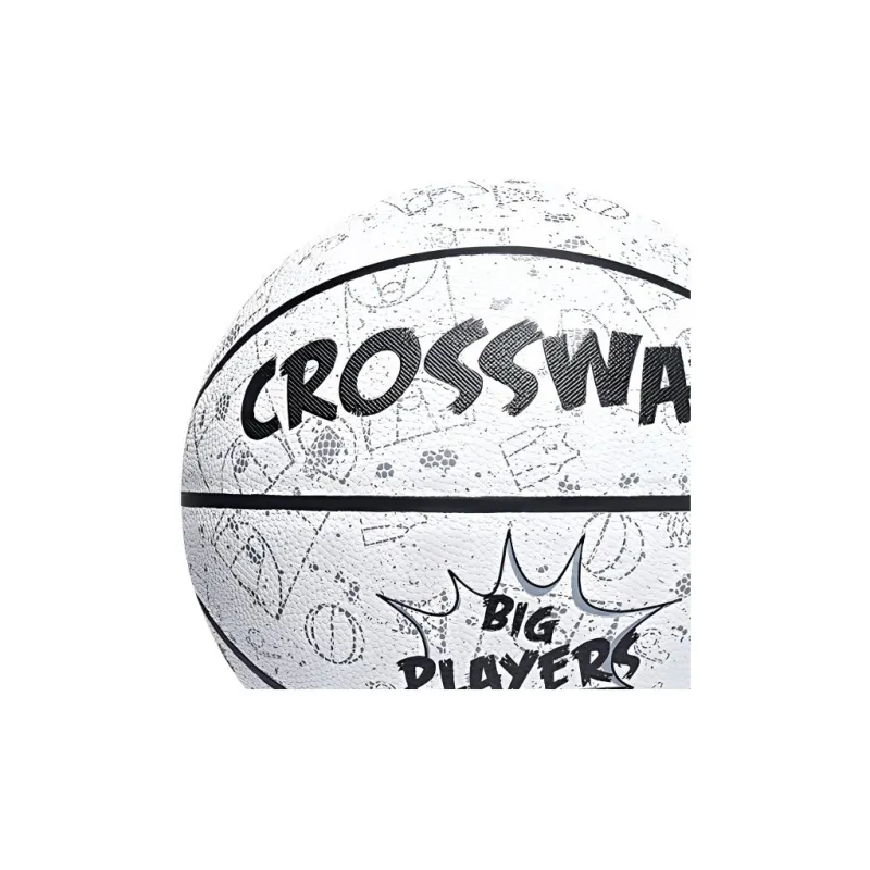 CROSSWAY PU Basketball True White Size 7 Training Unisex-4