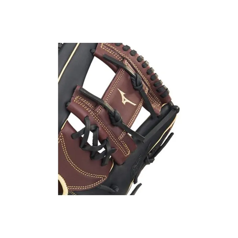 Mizuno Baseball Gloves Catcher's Glove Top Grain Cow Leather Unisex Black Brown-2