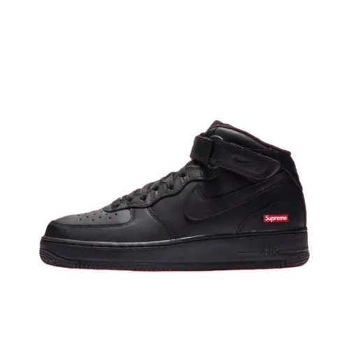 Nike Air Force 1 Mid Supreme Black