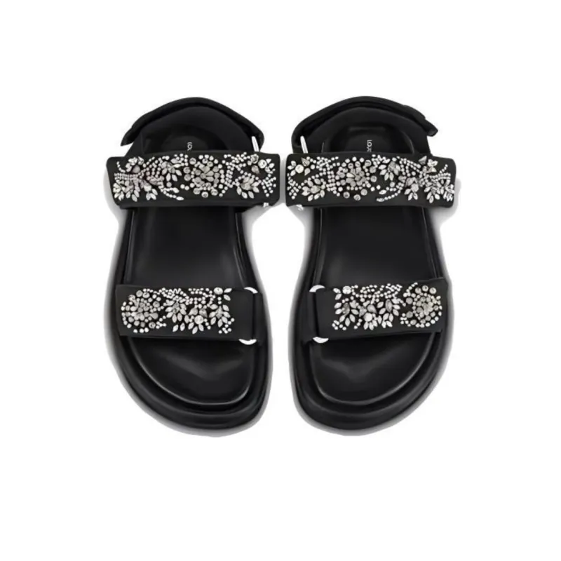 LOUIS VUITTON Pool Pillow Comfort Stylish Sandal Women's Black-3