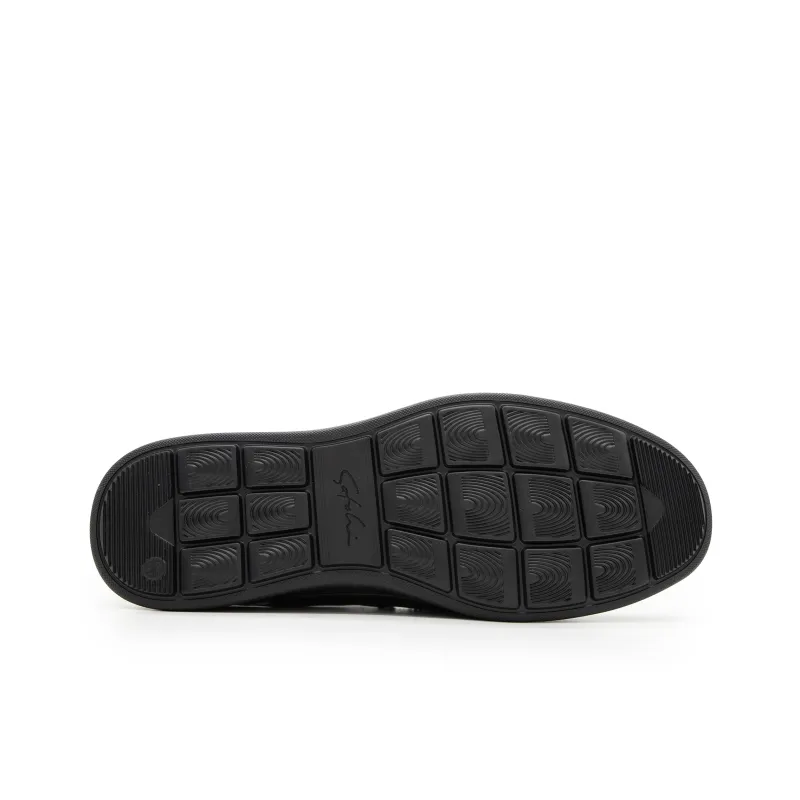 Satchi Wear Resistant Beach Sandals Men's Black-5
