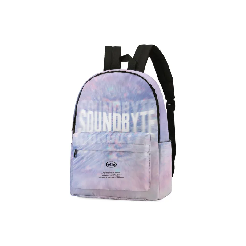 ONRF SOUNDBYTE Polyester Backpack Laptop Bag Unisex White-6
