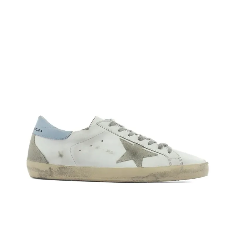 Golden Goose Super Star Stylish Skateboarding Shoes Women's White Vintage Version-1