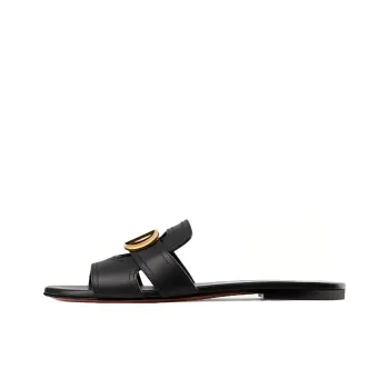 DIOR 30 Montaigne Stylish Sandals Women's Black
