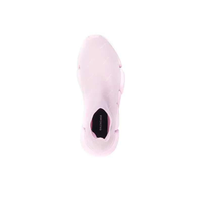 Balenciaga Speed 2.0 Recycled Knit AllOver Pink Women's-5