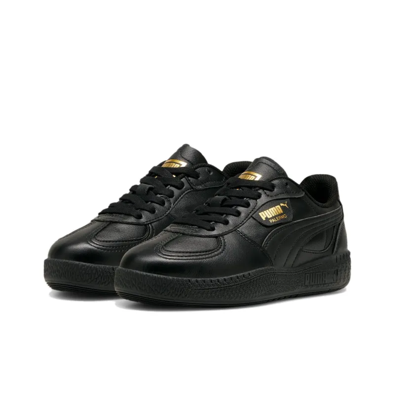 PUMA Palermo Anti Slip Wear Resistant Low Top Skateboard Shoes Women's Black-2