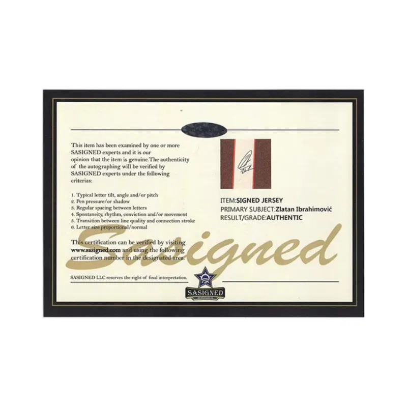 Yi Shot Jersey SA Certificate Included Framed Collection-7