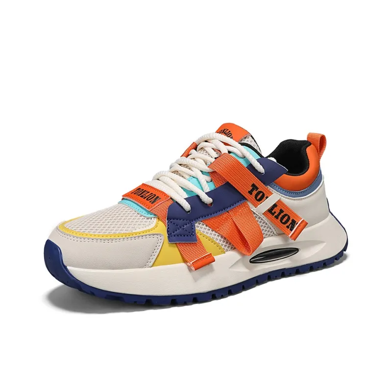 Tonlion Shock Absorbers With Slip Resistant And Abrasion Resistant Properties Low Top Casual Shoes Men's-1