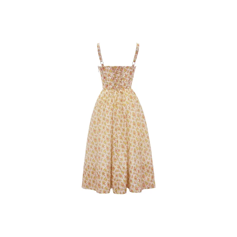 HOUSE OF CB Kelly Slip Dress Women's Rose Print-1