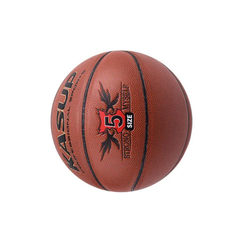 KASUP PVC Basketball Brown Size 5 Training Unisex-4
