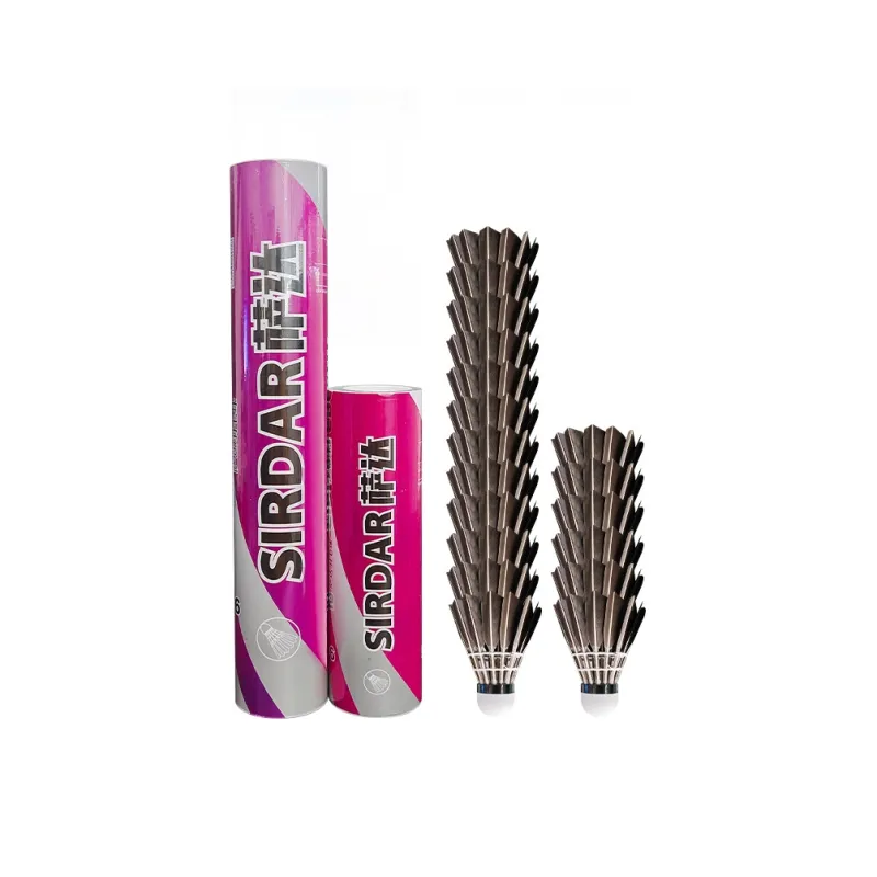 SIRDAR Goose Feather Shuttlecock 12 Pack 6 Pack Goose Feather Shuttlecocks-2