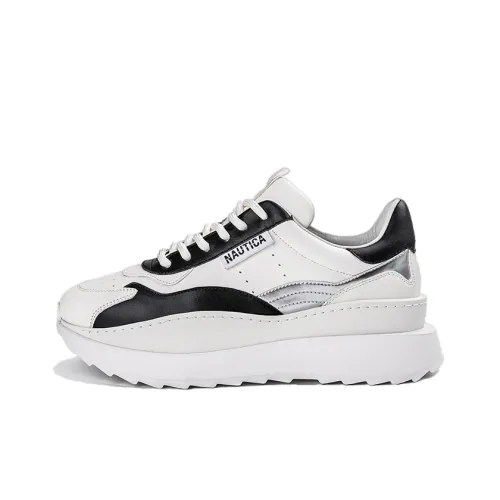 NAUTICA Chunky Sneakers Men Low-Top White/Black