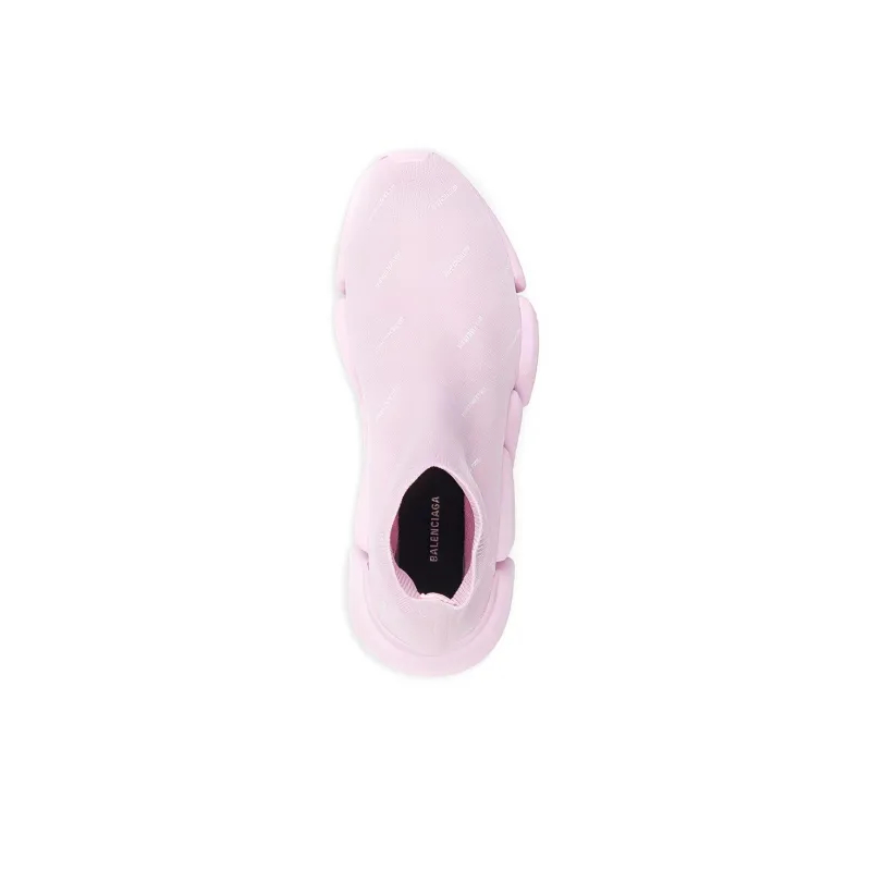 Balenciaga Speed 2.0 Recycled Knit AllOver Pink Women's-3