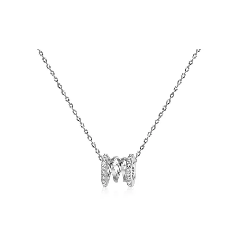 Asia Star 925 Sterling Silver Necklaces Women's-2