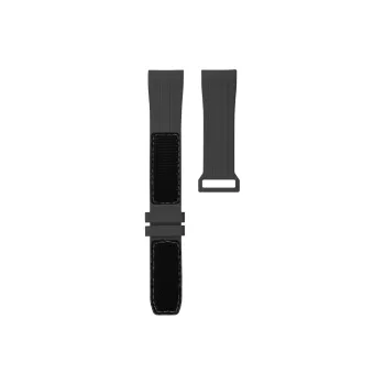 VAGENARI Watch Bands Hook-and-Loop Rubber Strap Compatible With New Hima 300 Three-Needle 42mm Unisex