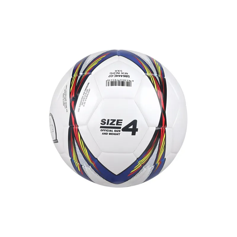 Star Size 4 Soccer TPU Seamless Thermal-bonding Kids' White Blue-2