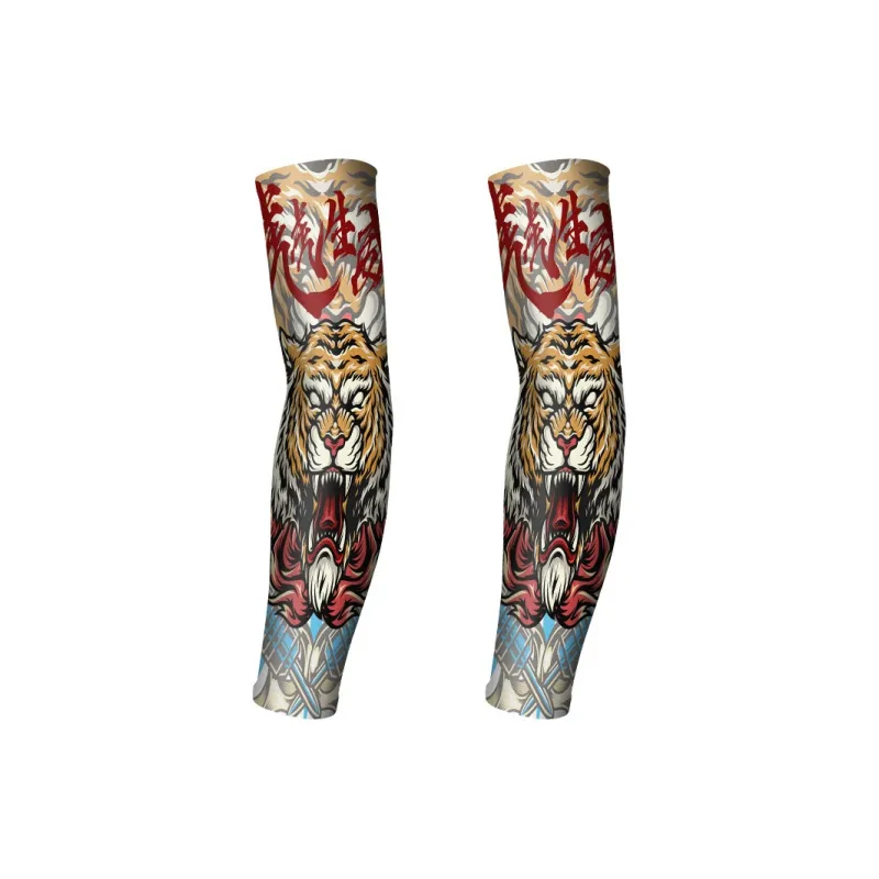 GXT Other Riding Equipment Cycling Arm Warmers Outdoor Unisex Shredded Milk/ice-35