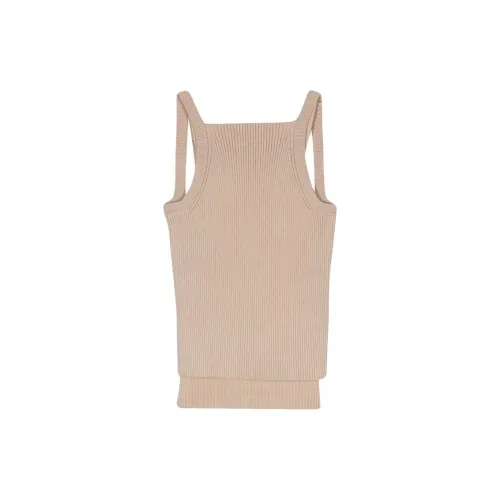 EMPORIO ARMANI Tank Tops Women's Camel