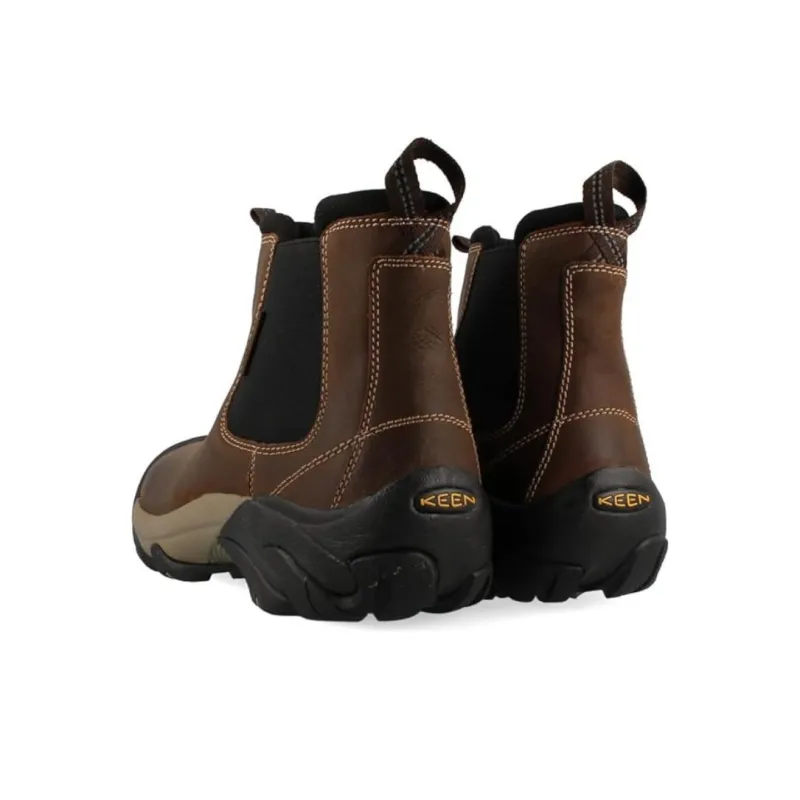 KEEN Targhee 2 Ankle-Length Chelsea Boots Medium Heel Men's Brown-3