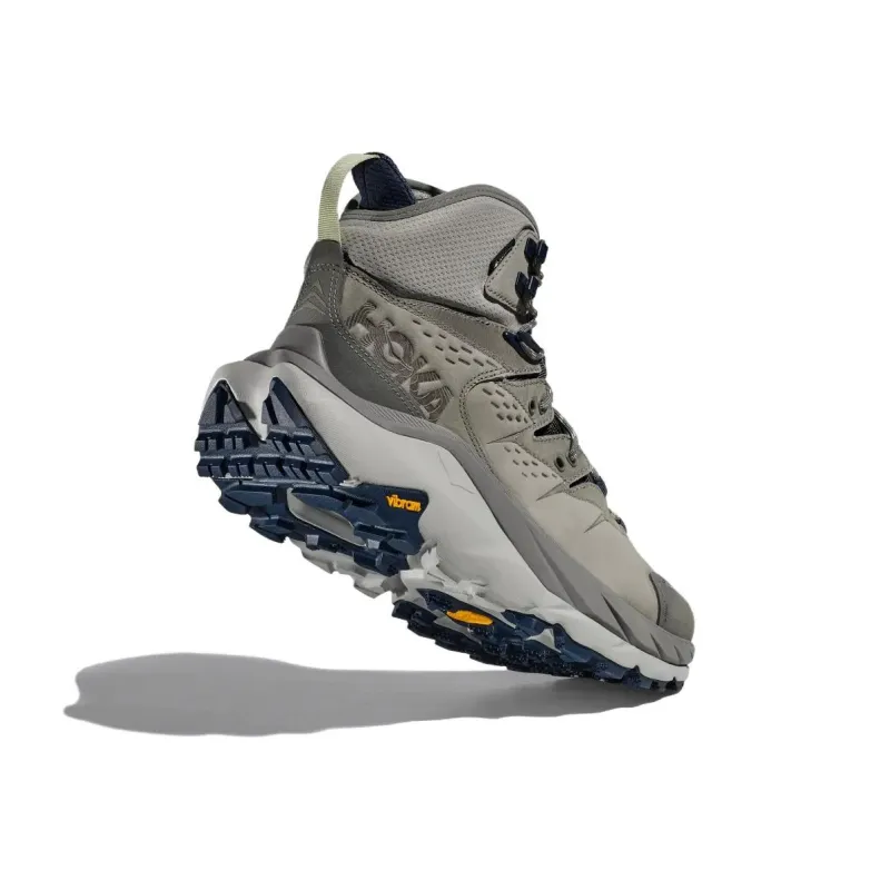 HOKA ONE ONE Kaha 2 Anti Slip Wear Resistant High Top Trekking Shoes Men's Gray-3