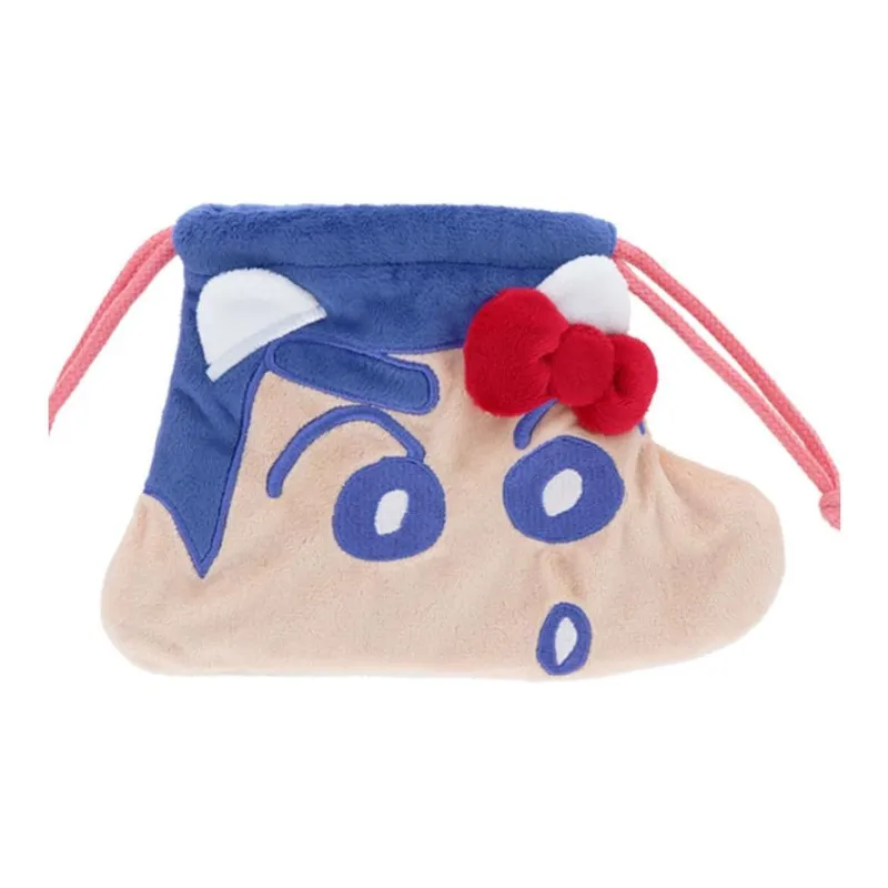 Sanrio Crayon Shin Chan Collaboration Polyester Wallet Unisex Blue-1