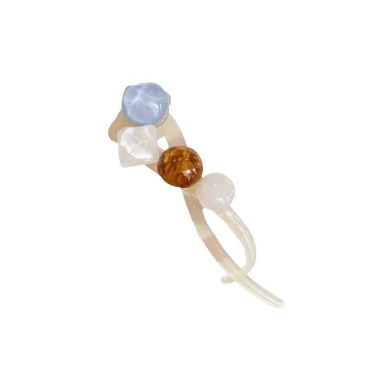 Water jade Hair Clips Women's-0