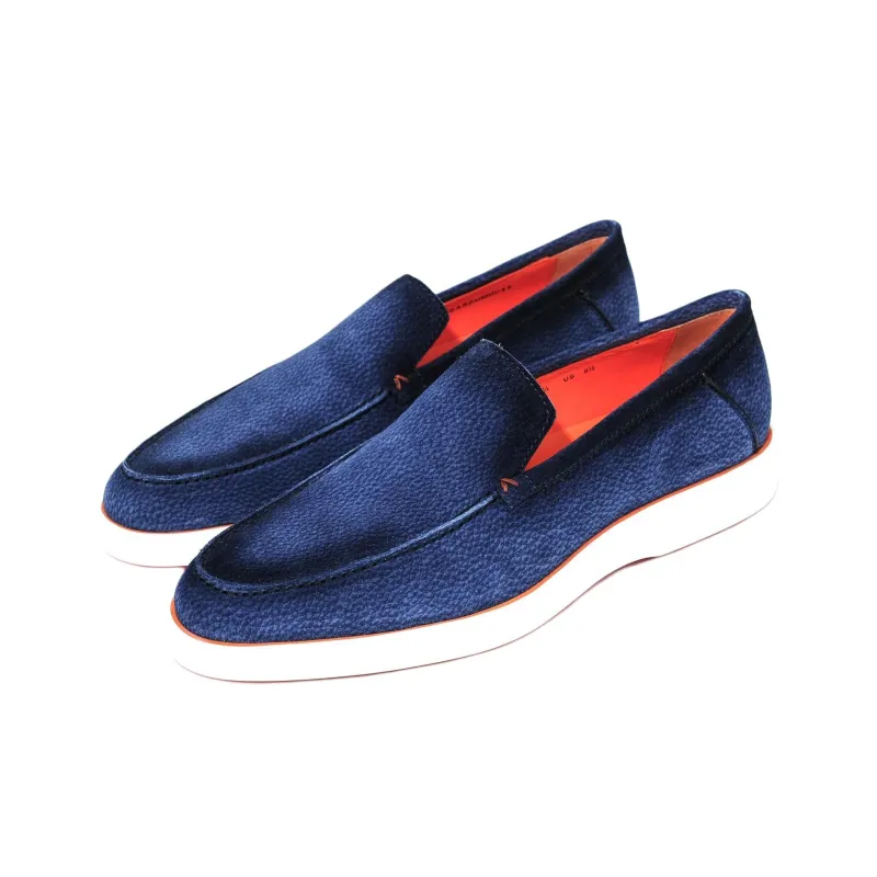 Santoni Guido Casual Shoes Men's Blue-2