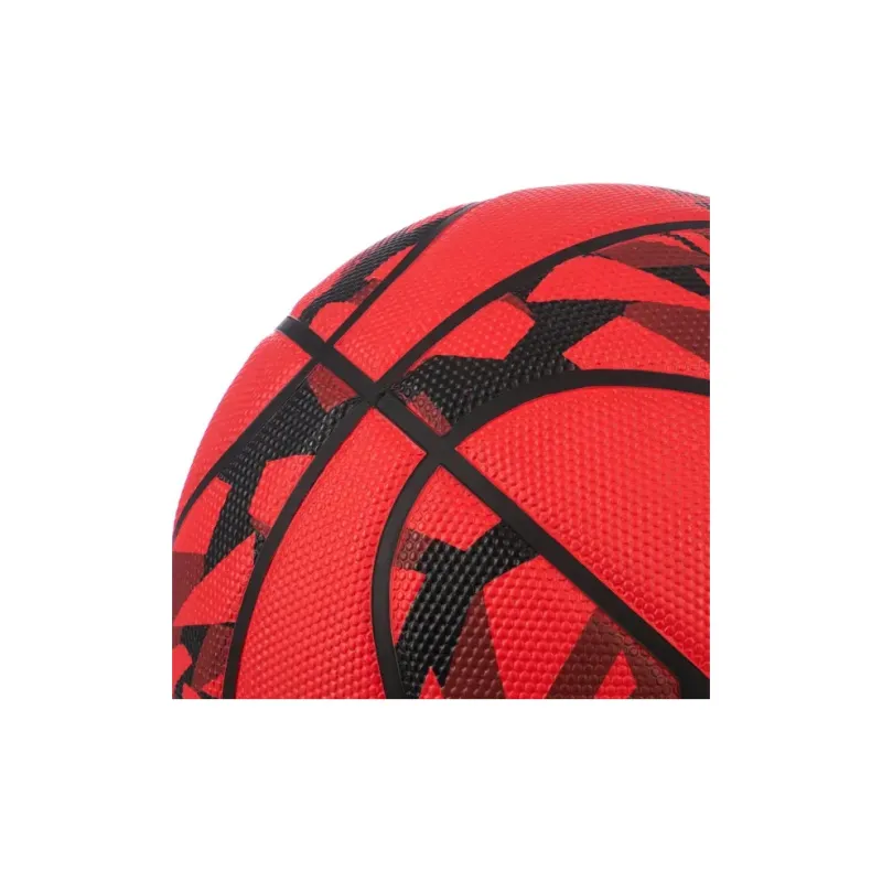 DECATHLON Rubber Basketball Red Black Size 7 Training Unisex-3