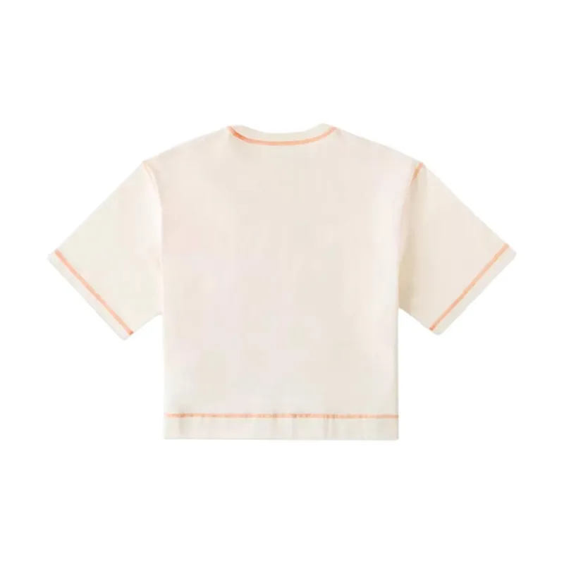 Vans Drop Shoulder Sleeve T Shirt Women's Vintage White-1