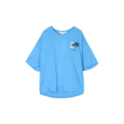 BASIC HOUSE T-Shirts Women's Blue