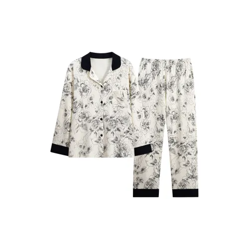 DAMOS·LOVE Pajama Set Women's White