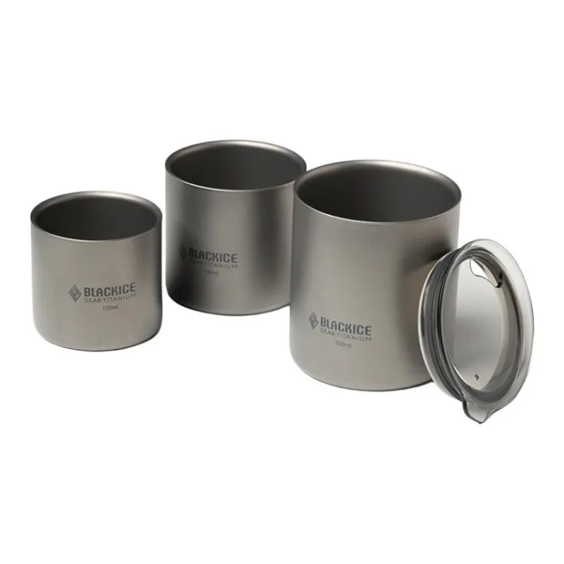 BLACKICE Outdoor Water Equipment Outdoor Water Sports Equipment Set 120ml 180ml 300ml Titanium-3
