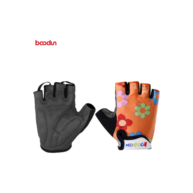 BOODUN Riding Equipment Cycling Glove Outdoor Kids' Lycra Microfiber Towel Fabric Hook and Loop-10