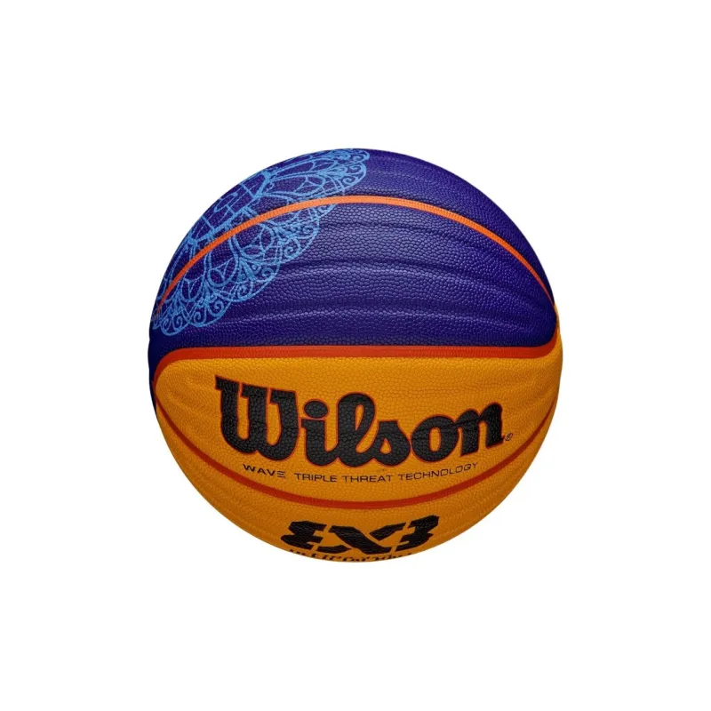 Wilson Size 6 Indoor, Outdoor, All Basketball Synthetic Leather Yellow Purple-3