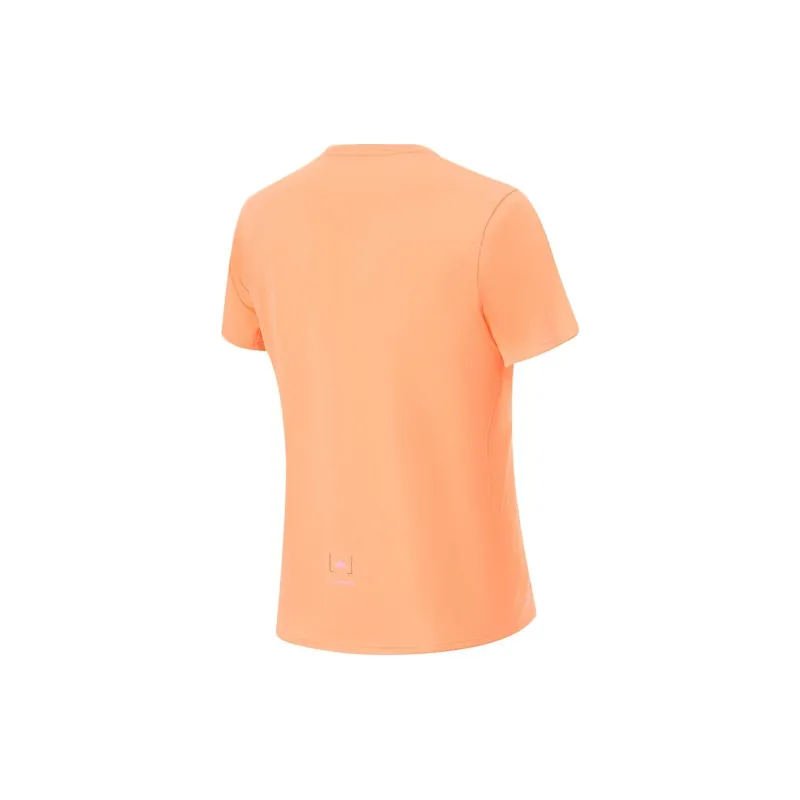 LiNing Running Collection T Shirt Women's Candy Orange-1