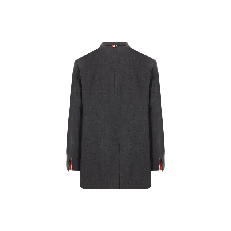 THOM BROWNE Single Breasted Tailored Blazer-1