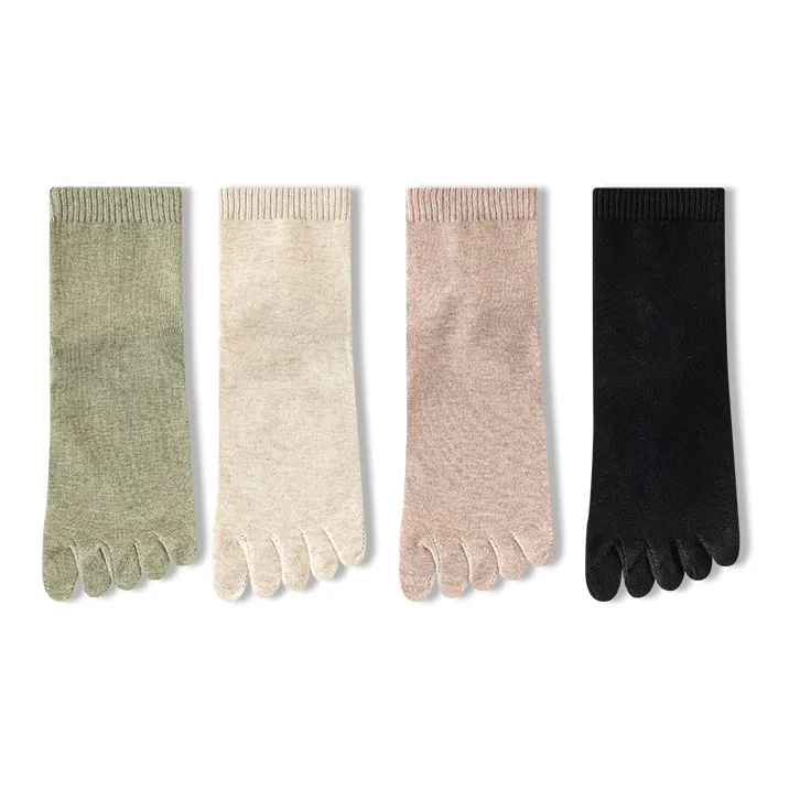JIAZINI Mid Calf Socks Women's 4 Pack-3