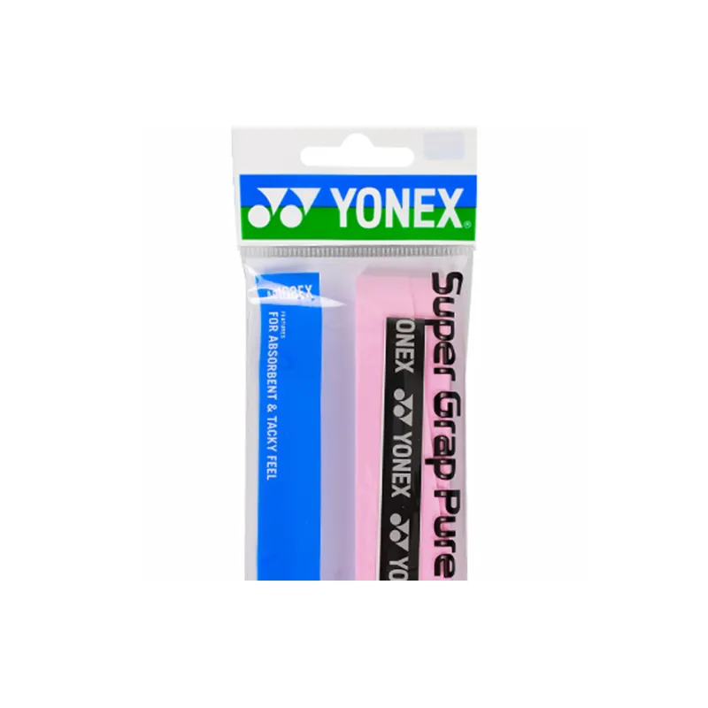 YONEX Badminton Grip Tape Pink Polyurethane Thin 3 Pack-1