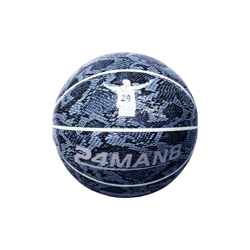 THREEHUAN PU Basketball Gray Size 7 Training Unisex-4