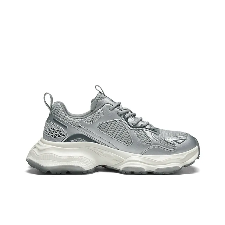 FAIRWHALE Platform Height Increasing, Trendy Casual, Fashion Classic, Versatile Vintage Low Top Chunky Sneakers Men's-1