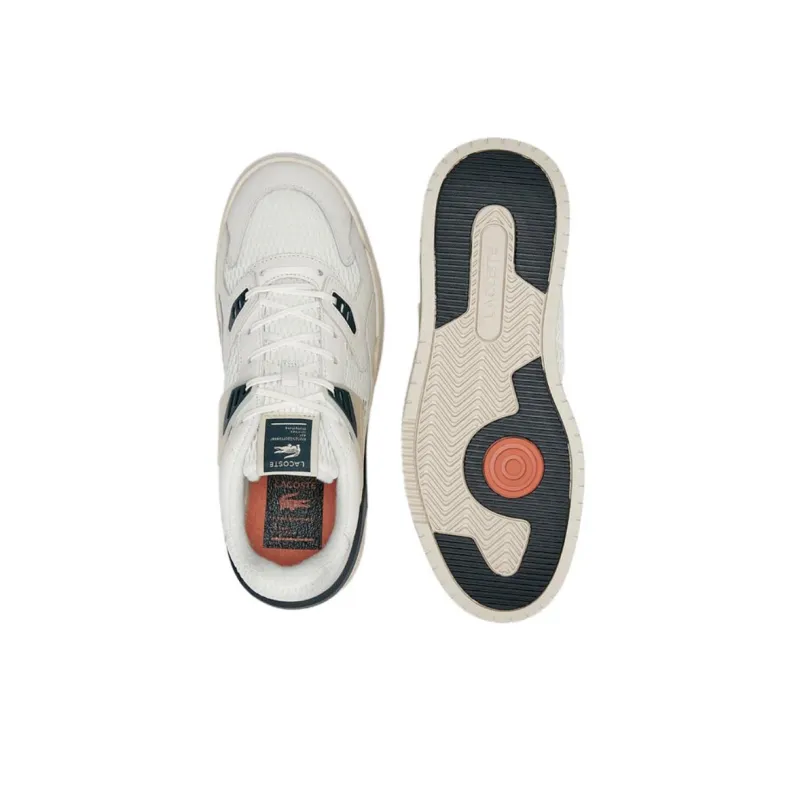 LACOSTE Low Top Skateboard Shoes Men's Ecru-3
